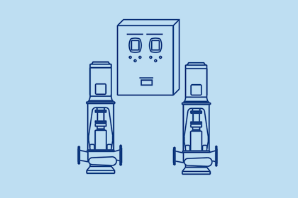 Pumps with frecuency converter