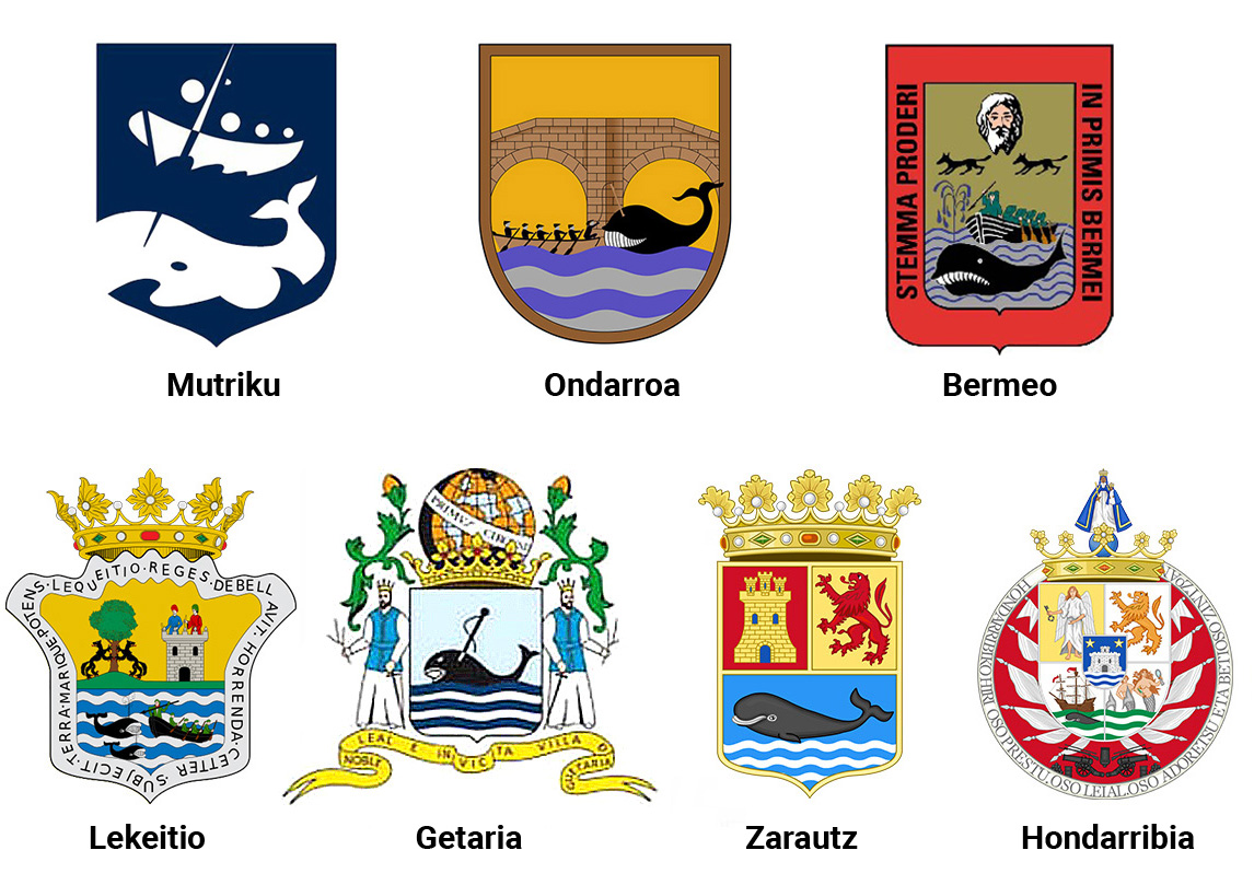 escudos pueblos costeros